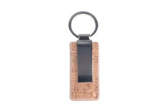 OAKY CHAIN L - Key ring made of cork and metal
