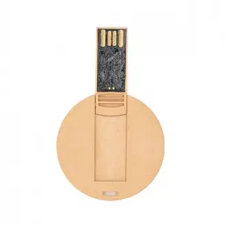 ECO USB 11 - Pamięć USB z fukcją breloka wykonana z materiałuz recyklingu