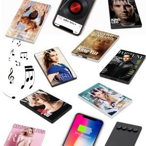 STICKY SOUND - Wireless speaker with integrated powerbank and suction cups