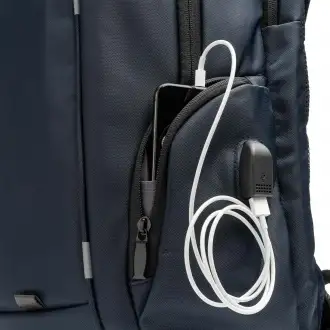 DUKE - Backpack in nylon with USB output and micro USB cable