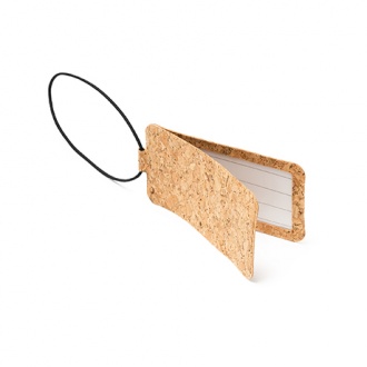 PETRA - Cork suitcase tag
