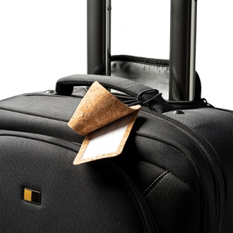 PETRA - Cork suitcase tag