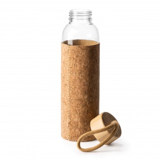 LAWAS - Glass bottle 500ml in a cork case