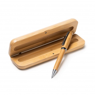 BODONI - Pen in bamboo case