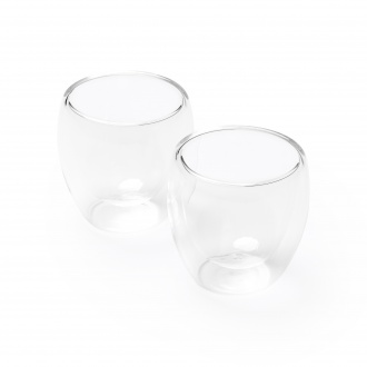 CAPSUL - Set of 2 90 ml glasses with double walls