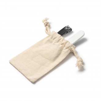 VELVET - Manicure set in a cotton pouch