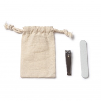 VELVET - Manicure set in a cotton pouch