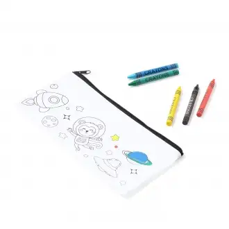 SOLAZ - Pencil case with a set of coloring pencils
