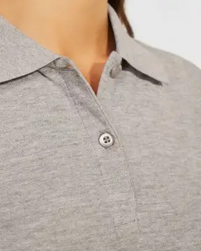 PRINCE WOMAN - Women's organic cotton polo shirt.