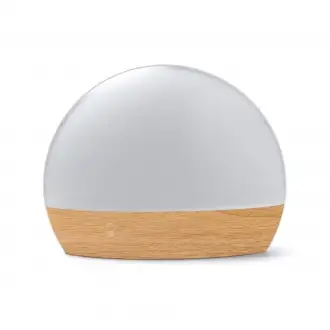 NAMUR - Zegar, Lampka LED z ABS z recyklingu