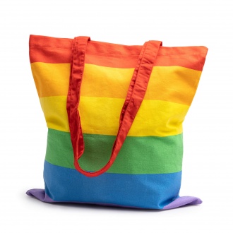 BERLIN - Multicoloured shoulder bag made of 100% cotton, 180g/m2
