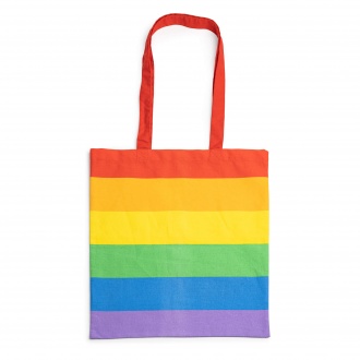 BERLIN - Multicoloured shoulder bag made of 100% cotton, 180g/m2