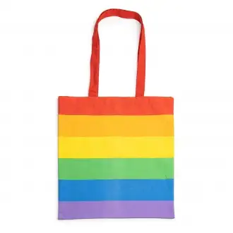 BERLIN - Multicoloured shoulder bag made of 100% cotton, 180g/m2