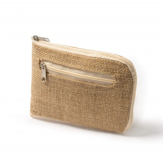 RAKU - Foldable 100% cotton bag with jute bottom, 110 g/m2 