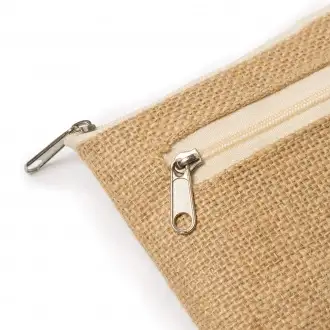 RAKU - Foldable 100% cotton bag with jute bottom, 110 g/m2 