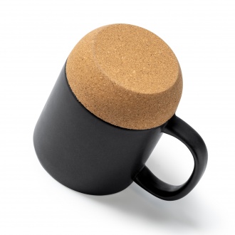ROSELLA - Ceramic mug 420ML with cork bottom