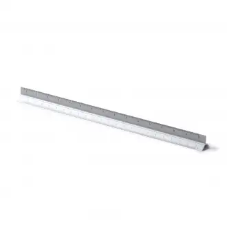 DINTEL - Triangular ruler with scale, 30 cm. 5 scales