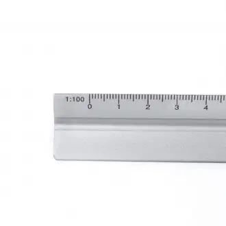 DINTEL - Triangular ruler with scale, 30 cm. 5 scales