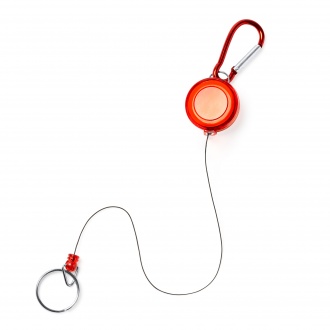 DOKI - Ski pass with carabiner, extendable cable