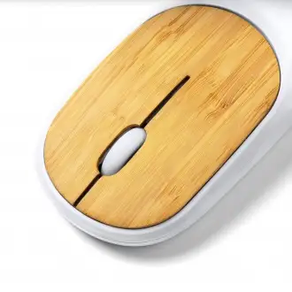 REMY - Wireless mouse made of bamboo and recycled ABS