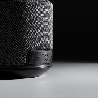 TENOR - Bluetooth speaker with 5W docking station, made of RPET fabric