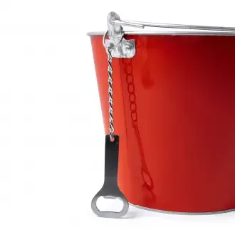 LAMBIC - Bucket with aluminium bottle opener, 6 litres