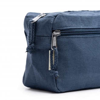 PRADO - Multifunctional cosmetic bag in 100% hemp fabric, 200 gsm