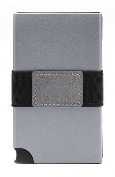 Wally Carta Vegan - Aluminum RFID wallet with vegan case