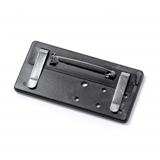 GANDA - Badge holder with aluminium front