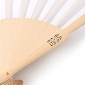 MILOS - Fan in wood and fabric RPET
