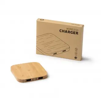 NEBULA - Wireless charger in a bamboo case
