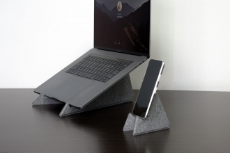 Ascend Eco - Foldable Laptop Stand made by RPET Material