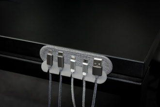 Cabledock Eco - Cable organiser, made of RPET
