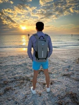 Nomad Eco - The sustainable urban &  outdoor backpack made out of RPET material