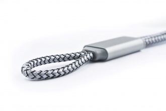 TRIDENT 2 ECO - Wzmocniony kabel do ładowania USB 4w1 -190mm, wykonany z materiału RPET