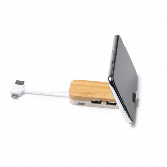 KRUSE - USB port with stand made of bamboo