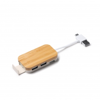 KRUSE - USB port with stand made of bamboo