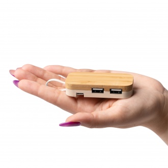 KRUSE - USB port with stand made of bamboo