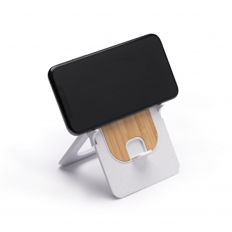 ALOK - Wireless charger made of bamboo and wheat fibre