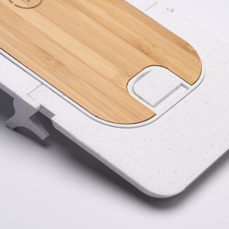ALOK - Wireless charger made of bamboo and wheat fibre