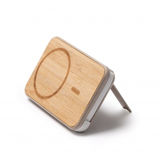 BRENER - Powerbank made of bamboo and wheat fibre, 5000mAh