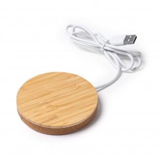 FURAX - Wireless charger made of bamboo and cork, 10W