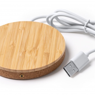 FURAX - Wireless charger made of bamboo and cork, 10W