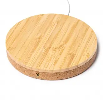 FURAX - Wireless charger made of bamboo and cork, 10W