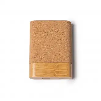 KOBE - Powerbank z korka i bambusa, 5000mAh