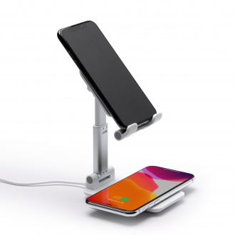 ZICUM - Wireless charger with bamboo and ABS holder