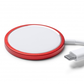 WUDY - Magnetic wireless charger made of recycled aluminum, 15 W.