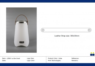 LE ZEN S - LED colored lamp & Bluetooth speaker 5W & Wine cooler