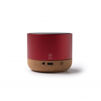 VOXEL - Wireless speaker made from recycled aluminum  with cork base
