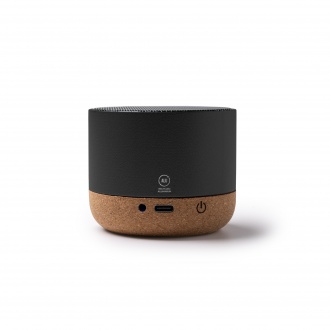 VOXEL - Wireless speaker made from recycled aluminum  with cork base